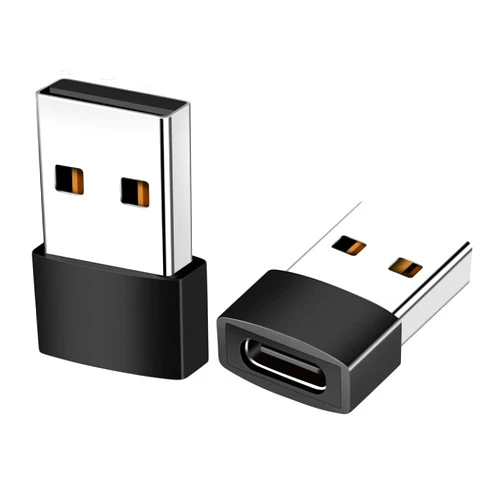 DHTtechky USB C to USB Adapter,USB A to USB C Adapter 2pcs,USB C to USB Adapter High-Speed Data Transfer,USB-C Female to USB Male Adapter for USB &Type C Port Series Smarts&Devices.