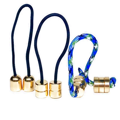 Ywait2long 3 Pcs Fidget Beads Fidget Toy Copper Worry Fidget Beads Spin Bump EDC Novelty and Gag for Men Women Teens Skill Players (Bead)