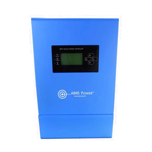 AIMS Power SCC80AMPPT 80 Amp MPPT Solar Charge Controller; Charges 12, 24, 36 and 48 Volt Solar Systems; 4 Stage Charging; Battery Type Selector; Stackable; Over Temp Protection