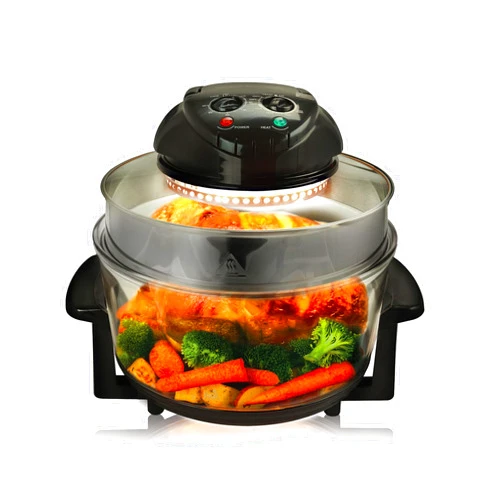 Megachef The Multipurpose Halogen Oven Air fryer in Black