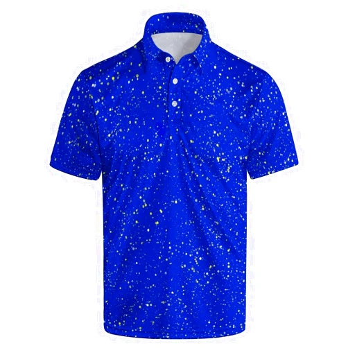 MSCPZH Mens Golf Shirts Flamingo Golf Polo Shirts for Men Short Sleeve Polo Shirts Golf Mens Polo