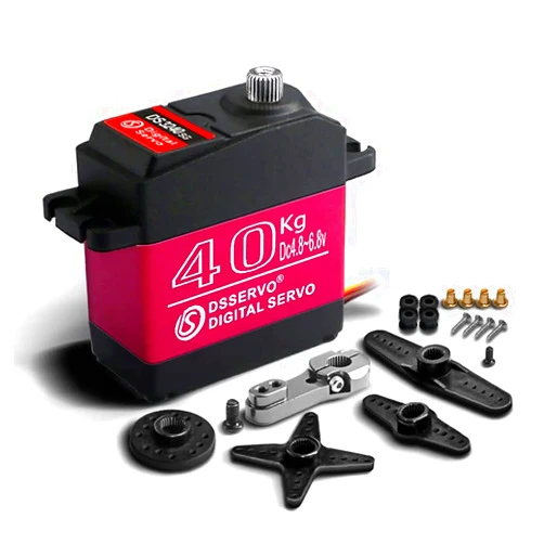 ANNIMOS RC Servo Motor 40kg High Speed/Torque Stainless Steel Gear Waterproof Standard Digital Servos (180 Degree)