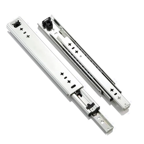 MAGOBO 2 Pieces Metal Drawer Slides 48 Inch Ball Bearing Slides Full Extension for Fur Kitchen Cabinet Runners Heavy Duty 120kg 265 LB