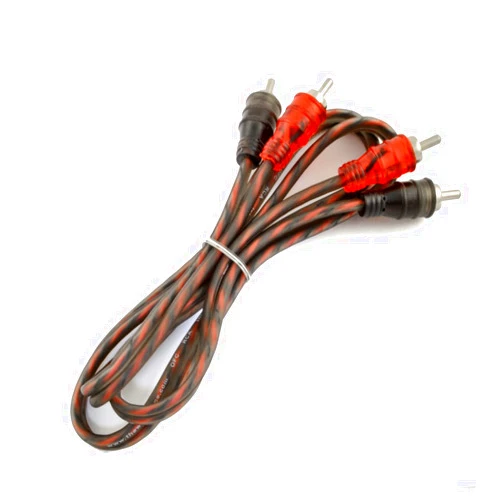 The Wires Zone 3ft 2-Channels Male-to-Male Twisted Pair OFC RCA Interconnect Cable