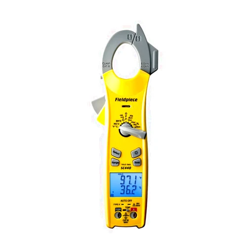 Fieldpiece SC440 True RMS Clamp Meter with Temperature, Inrush Current, Capacitance and Backlight