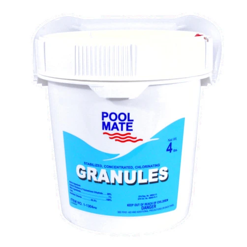 Pool Mate 1-1304 Pool Chlorine Granules, 4-Pounds