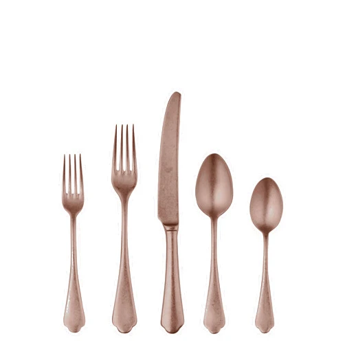 Mepra 106422005PB CUTLERY SET 5 PCS DOLCE VITA PEWTER BRONZE
