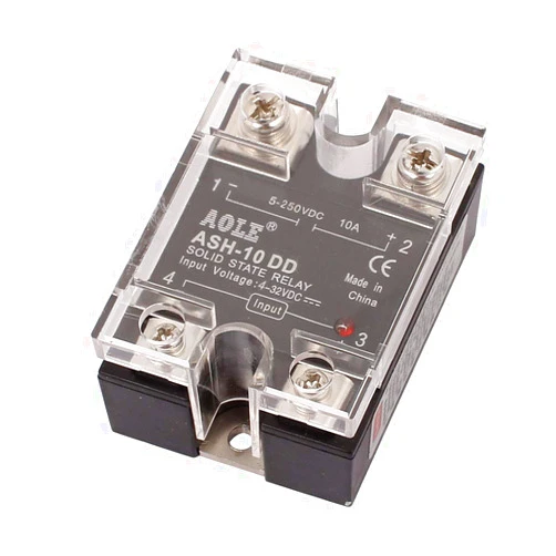 uxcell ASH-10DD 4-32VDC to 5-250VDC 10A Single Phase Solid State Relay DC-DC Relay