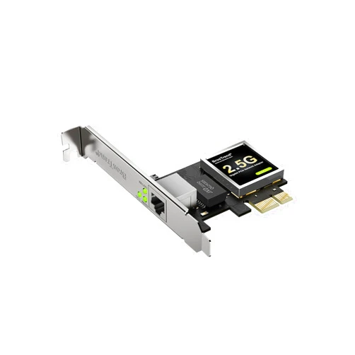 BrosTrend 2.5Gb Network Card, PCIe Network Adapter RJ45 NIC with Extra Low-profile Bracket PCI Express Gigabit Ethernet Card for Windows 11/10/8.1/8/7/XP, Windows Server... Limited Lifetime Protection