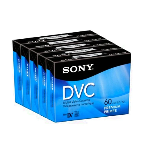 Sony 60 Minute DVC Premium (5 Pack)