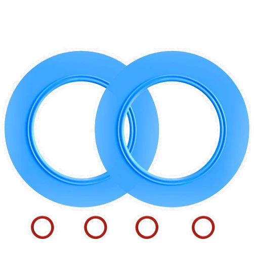 Ullnosoo Flush Valve Seal for American Standard, 2 Pack Upgraded Silicone Material 7301111-0070A Toilet Replacement Parts for American Standard Champion 4 and Eljer Titan 4