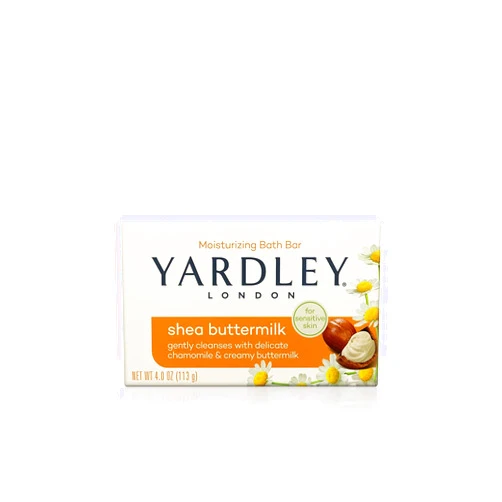 Yardley Shea Buttermilk Bath Bar 4oz 3 Pack