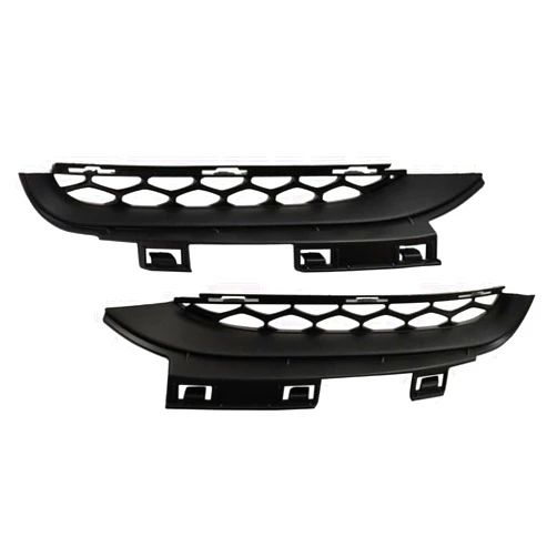 HMKJHL Bumper Face Bar Trims Molding Step Pads Set of 2 Front Driver & Passenger Pair (Textured),Send goods from local warehouse,fast delivery