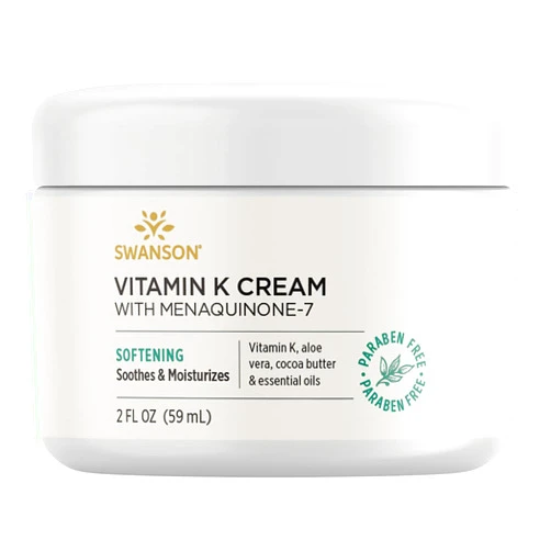 Swanson Vitamin K Cream with Menaquinone-7 2 fl Ounce (59 ml) Cream