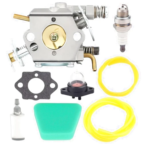 Harbot 1950 2050 2150 Carburetor For Poulan Chainsaw Parts 1900 2055 2175 2350 2450 2550 262 Wild Thing Chainsaw Replaces 545081885 530069703 C1Q-W8 C1Q-W14 WT 89 891 WT-324