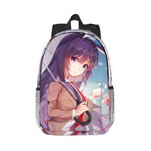 CPIONTGEN Anime R-ascal Does Not Dream Backpack Lightweight Large Capacity Water Resistant Casual Daypack