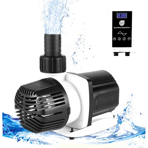 Orlushy 24V DC Aquarium Water Pump Ultra-Quiett Return Pump with up to 20 Speed Settings and 3 Operation Modes for Submersible or External Use(1056GPH)