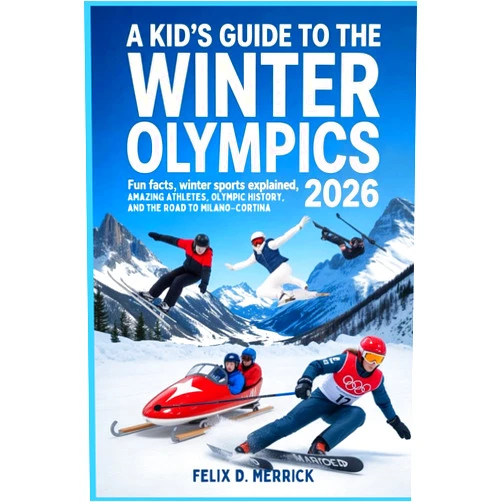 By Felix D. Merrick (Author) A Kid’s Guide to the Winter Olympics 2026: Fun Facts, Winter Sports Explained, Amazing Athletes, Olympic History, and the Road to Milano–Cortina