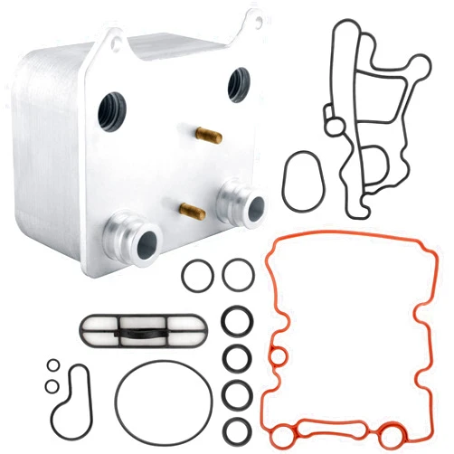 BOXI Engine Oil Cooler Kit Fit for 2003-2007 for Ford F-250/F-350/F-450/F-550 Super Duty 2003-05 Excursion 04-05 E-350 Club Wagon 2004-2010 E-350 E-450 Super Duty Powerstroke Diesel 6.0L 3C3Z-6A642-CA