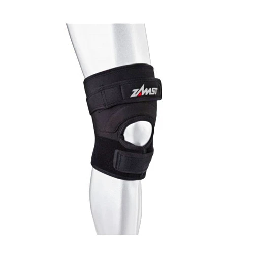 Zamst JK-2 Sports Knee Brace With Deluxe Pressure Pad To Relieve Pain On the Tendon For Jumpers Knee and Patella Tendinitis-for Volleyball, Basketball, Running, Tennis, Pickleball-Black, 2XL