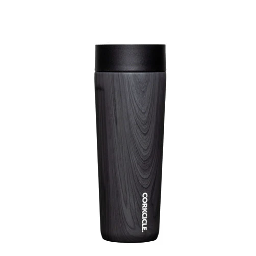 Corkcicle Commuter Cup Travel Mug with 360° Sip Lid, Burnt Wood, 17 oz – Insulated Coffee Mug with Lid Keeps Beverages Cold 18 Hours, Hot 5 Hours – Cupholder Friendly & Spill-Proof Slim Tumbler