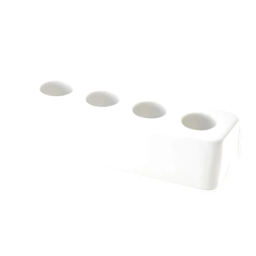 YAMAZAKI home 2612 Yamazaki Home Toothbrush Stand-Holder & Organizer for Bathroom, One Size, White