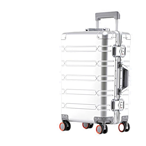 MUdson Trunk All Aluminum-Magnesium Alloy Travel Suitcase Men's Business Rolling Luggage On Wheels Trolley Luggage Carry-Ons Cabin Suitcase Durable (Color : Silver, Size : 29