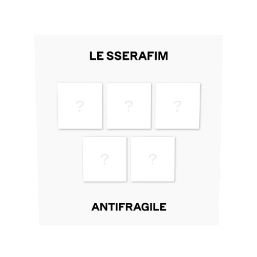 JYP Entertainment YG PLUS LE SSERAFIM - 2nd Mini Album ANTIFRAGILE (Compact Ver.) CD (Random ver.)