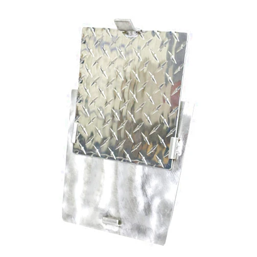 ForeShore Diamond Plate Aluminum Cooler Divider with Removable Shelf/Cutting Board. Fits YETI Tundra Hard Coolers. Conveniently Keeps Contents Separated.