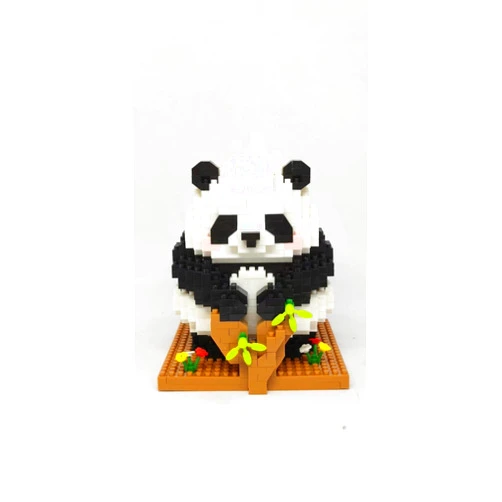 MEMQUQ Cute Panda Miniature Miniature Building Blocks Set Color Box, 802 PCS Micro Mini Building Toy Bricks for Adults, Suitable for Children and Adults