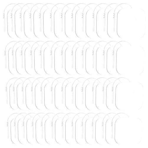 VOVOU TENS Unit Electrode Pads, 48 Packs Reusable TENS Unit Replacement Pads with Upgraded Stronger Self-Adhesion, VOVOU 2