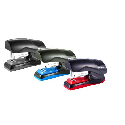 Bostitch Office Heavy Duty Stapler, 40 Sheet Capacity, No Jam, Half Strip, Fits into the Palm of Your Hand, For Classroom, Office or Desk, No Color Choice, One per Order (B175-ASST)