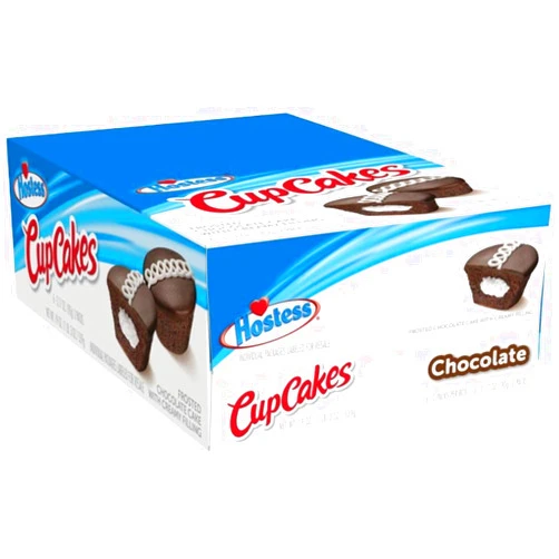 The Snack Store Bundle Hostess Chocolate Cupcakes, 3.17 Ounce, 12 Count Double Packs, 24 Total Cupcakes!