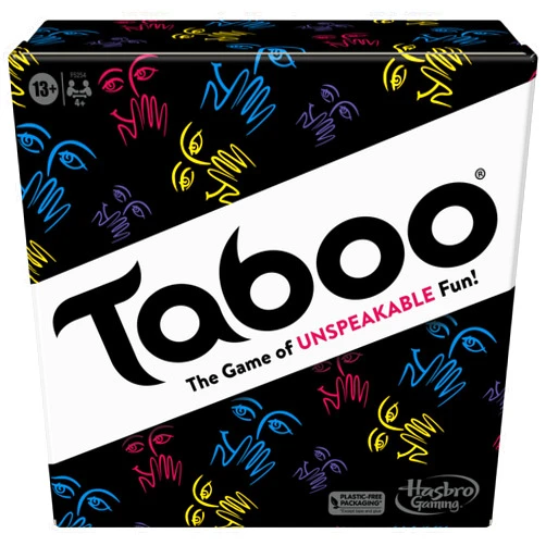 Hasbro Gaming Taboo Classic Game, Party Word Guessing Game for Adults and Teens, Board Game for 4+ Players Ages 13 and Up