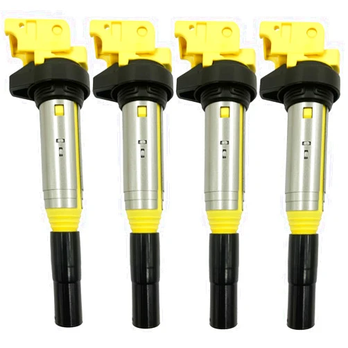 N51WSTAR Delphi Type Performance Ignition Coil Packs Set Of 4 Compatible With Mini R55 R57 R56 R60 R58 R61 R59 1.6 N12 N16 BMW 1 2 3 4 5 X1 X3 X4 X5 X6 Z4 2.0 2.0T N43 N46 N20 UF667 12138616153