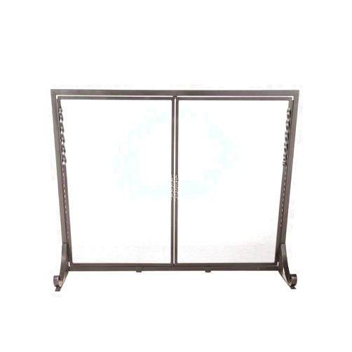 Plow & Hearth Metal Fireplace Screen Deep Creek Black | 38