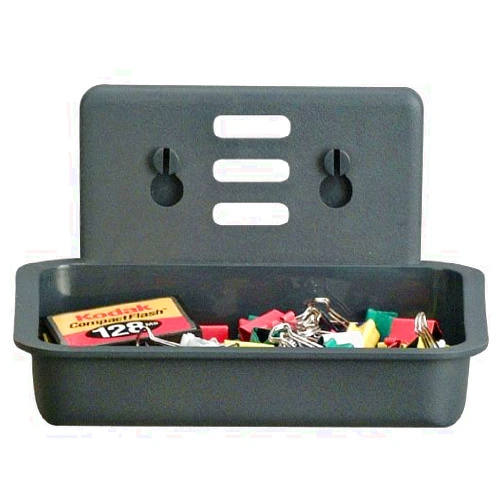Officemate Verticalmate Cubicle Utility Tray, 5.5 x 3 x 3.375 Inches, Charcoal (29062)