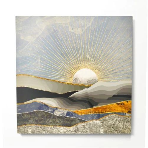 Society6 Morning Sun by Spacefrogdesigns Metal Art Print (Large)