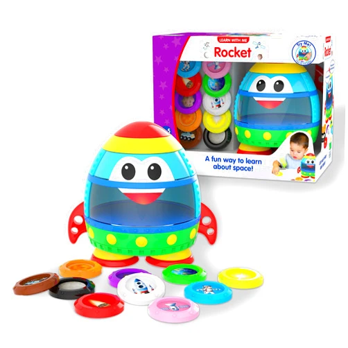 The Learning Journey: Learn with Me – Rocket – Learn About Space - Discover & Find - Preschool Toddler Montessori Learning Toys & Gifts for Boys & Girls Ages 2-5 Years - Award-Winning