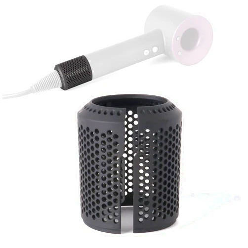 Kuflant Upgraded Hair Dryer Filter Cover Compatible with Dyson Supersonic HD01 HD03 HD07 HD08 Models, Hair Dryer Strainer Filter Replacement Parts (Gray)
