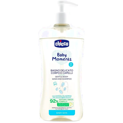 Chicco Baby Moments Gentle Body Wash & Shampoo