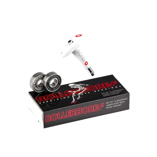Rollerbones Bearings 16 pk w/Bones Swiss Bearing Press/Puller Tool Bundle