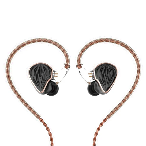 Hidizs MS3 2BA+1DD Hybrid 3 Drivers HiFi in-Ear Monitors Earphone, Detachable 0.78mm 2 Pin Cable Replaceable Pneumatic Sound Tuning Filters for Audiophile Singer Musician (3.5mm)