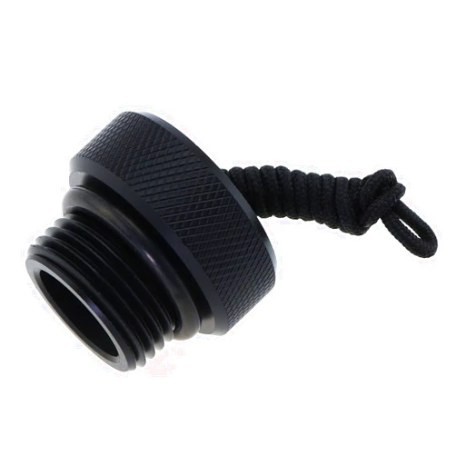 LUORNG Tank Valve Cover Black Scuba Diving Dive DIN Tank Valve Regulator Dust Plug Cap Male Threaded Din Scuba Tank Valve Dust Plug Protector Cap