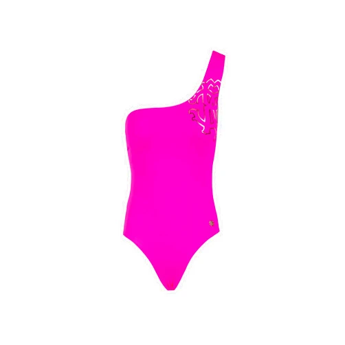 ROBERTO CAVALLI Pink One Piece One shoulder swimsuit- for womens