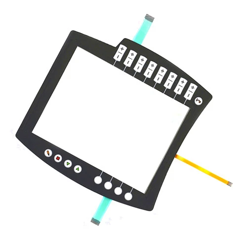 TJHSM 00-168-334 Membrane Keypad Touch Glass Panel Fits for KUKA Teach Pendant KRC4