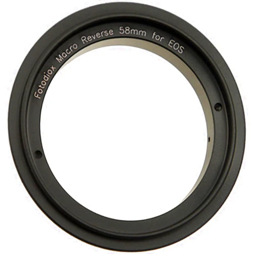 Fotodiox 58mm Macro Reverse Adapter for Mounting Lenses with 58mm Filter Threads on Canon EOS EF/EF-s Cameras