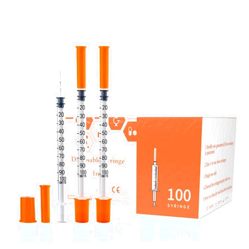 Beicok U-100 1ml 31ga Disposable Syringe and 31G x 6 mm (1/4