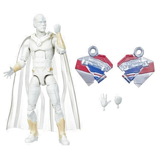 Avengers Hasbro Marvel Legends Series 6-inch Action Figure Toy Vision, Premium Design and 2 Accessories, for Ages 4 and Up , White