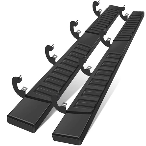 COMNOVA AUTOPART COMNOVA 6 Inches Running Boards& Steps Step Bars Compatible with 2019-2024 Chevy Silverado 1500, 2020-2024 Silverado/Sierra 2500HD 3500HD Crew Cab, A Pair Running Boards for Silverado Crew cab.